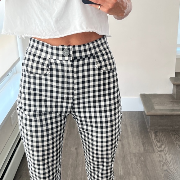 Free People Gingham Flares - Picture 6 of 6